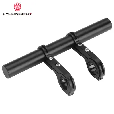 Rohr Fahrrad Lenker Extender Doppel Clamp Legierung Halterung Für 21-32mm Lenker Verlängerung Fahrrad Licht GPS Computer
