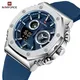 2023 Navi force Casual Sport Herren uhr Digital Wecker Herren uhr langlebige Silikon wasserdichte