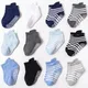 6 paare/los Baumwolle Baby Socken rutsch feste Boden Socken 10-16cm Fuß Länge Socken für 0-5 Jahre
