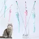 Katzen spielzeug lustige Katze Stick Hüpf stange Glocke Köder Katze Spielzeug Plüsch Longtail Maus