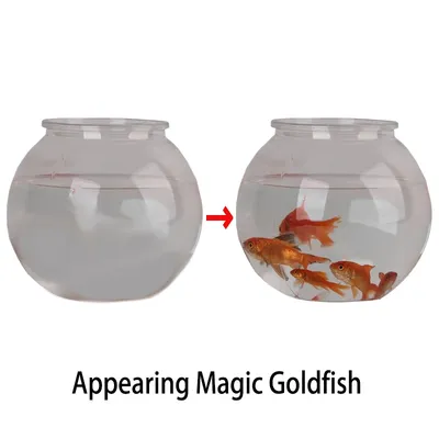Fisch Erscheinen von Leeren Tank Magie Goldfisch Schüssel Bühne Zaubertricks Magie Requisiten Image