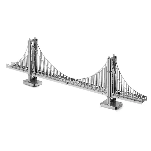 Golden Gate Bridge 3D Metall Puzzle Modell Kits DIY laser geschnittene Puzzles Puzzle Spielzeug für