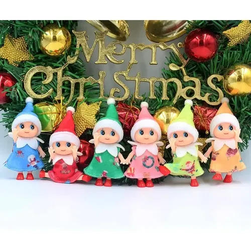 Elfen puppe Plüsch puppen Elf winzige Weihnachts elfen Weihnachts neuheit Spielzeug Elfen zubehör