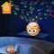 Baby Spielzeug Stern Projektor Lampe Nachtlicht niedlichen Cartoon Flash Musik Rassel Becher frühen