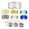 Leatt Velocity 6 5 und 4 5 Brillen ersatz gläser Motorrad brillen gläser Leatt linsen Doppels chicht