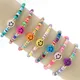 Go2boho Lächeln Gesicht Armband für Frauen bunte Armbänder auf Hand Schmuck Heishi Dics Perlen