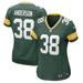 Women's Nike Zayne Anderson Green Bay Packers Team Game Jersey