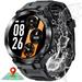 Military GPS Smart Watches Compatible with ZTE Blade 10 Prime - GPS Sports Smartwatch IP68 Waterproof 1.32 HD Big Screen Fitness Tracker with 20 Sports Modes Heart Rate Monitor Sleep Tracker