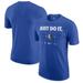 Men's Nike Blue Dallas Mavericks Just Do It T-Shirt