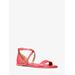 Michael Kors Astrid Studded Leather Flat Sandal Pink 7.5