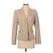 Calvin Klein Blazer Jacket: Short Tan Print Jackets & Outerwear - Women's Size 4