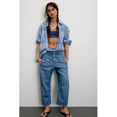 We The Free Osaka Jeans at Free People in Calypso, Size: 25