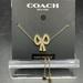 Coach Jewelry | Coach Rhinestone Bow Slider Bracelet | Color: Gold | Size: Os