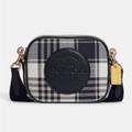 Coach Bags | Coach Mini Dempsey Camera Bag With Garden Plaid Print And Coach Patch | Color: Blue/White | Size: Os