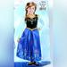Disney Costumes | New Disney Frozen Anna Costume Dress Child Medium M 8-10, Nwt | Color: Blue/Gold | Size: Medium (8-10)
