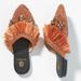 Anthropologie Shoes | De Siena Anthropologie Women's Isabelly Embellished Slides Mule Size 40 E14 | Color: Orange | Size: 40