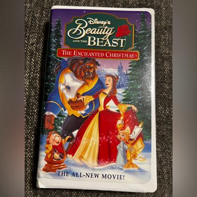 Disney Media | Disney’s “Beauty And The Beast The Enchanted Christmas” | Color: Red | Size: Os