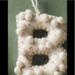 Anthropologie Holiday | Anthropologie Holly Pommed "B”Monogram Ornament Nwt | Color: Cream/Gold | Size: B