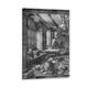 AAOTE Saint Jerome in His Study - by Albrecht Durer Painting Art Posters Picture Print Wall Art Poster Painting Canvas Posters Artworks Room Aesthetic 12x18inch(30x45cm)
