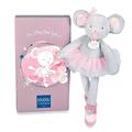Doudou et Compagnie - DC3975 Mouse Soft Toy - Tutu Mouse - Grey - 30 cm - My Cuddly Toy
