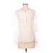 Rebecca Taylor Long Sleeve Blouse: Ivory Tops - Women's Size 00