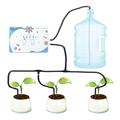 MSLing Automatic Watering System, Indoor Plant Self Watering System Automatic Drip Irrigation Kit, Indoor Irrigation System for Potted Plants, Plant Drip Irrigation Kit, Plant Watering Self(As Shown)