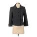 Tahari by ASL Blazer Jacket: Short Gray Solid Jackets & Outerwear - Women's Size 2