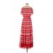 Eliza J Casual Dress Strapless Sleeveless: Red Dresses - Women's Size 6 Petite