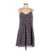 Sanctuary Casual Dress - A-Line V-Neck Sleeveless: Purple Dresses - Women's Size Medium