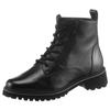 Schnürstiefelette ARA "KENT", Damen, Gr. 5 (38), schwarz, Glattleder, elegant, Schuhe, mit Profilsohle