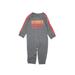 Under Armour Long Sleeve Outfit: Gray Color Block Bottoms - Size 9-12 Month