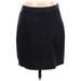 PrAna Denim Skirt: Black Solid Bottoms - Women's Size 4