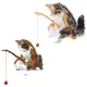 Aquarium aménagement paysager pêche chat ornements Mini résine Figurine dessin animé chat Statue