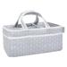 Trend Lab Caddy Fabric in Gray/White | 6 H x 12 W x 8 D in | Wayfair 103670