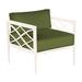Summer Classics Elegante Patio Chair w/ Cushions, Linen | Wayfair 425394+C673H4302W4302