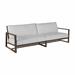 Summer Classics Avondale 100.38" Wide Outdoor Patio Sofa w/ Cushions Metal/Olefin Fabric Included | 32.75 H x 100.38 W x 34.75 D in | Wayfair