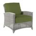 Summer Classics Astoria Woven Lounge Chair Wicker/Rattan in Gray | Outdoor Furniture | Wayfair 355524+C511H4302W4302