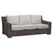 Summer Classics Rustic 81.25" Wide Outdoor Wicker Patio Sofa w/ Cushions Wicker/Rattan/Olefin Fabric Included/Sunbrella® Fabric Included | Wayfair