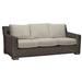 Summer Classics Rustic 81.25" Wide Outdoor Wicker Patio Sofa w/ Cushions Wicker/Rattan/Olefin Fabric Included/Sunbrella® Fabric Included | Wayfair