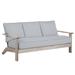 Summer Classics Ashland 73.12" Wide Outdoor Teak Patio Sofa w/ Cushions Wood/Natural Hardwoods/Olefin Fabric Included/Sunbrella® Fabric Included | Wayfair