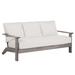 Summer Classics Ashland 73.12" Wide Outdoor Teak Patio Sofa w/ Cushions Wood/Natural Hardwoods/Olefin Fabric Included/Sunbrella® Fabric Included | Wayfair