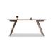 Corrigan Studio® Mabrok Dining Table Wood in Brown/Gray | 29.53 H x 59.06 W x 31.5 D in | Wayfair BDBE9ED7D483444C8B8E16C1A467F724