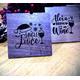 Christmas Coaster Set 6 Piece & Gift Box Alexa Wine Jingle Juice Drink Quotes