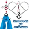 Hardware per set di danza aerea accessori per Yoga da arrampicata girevole in seta aerea volare seta