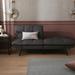 Dark Grey Convertible Memory Foam Futon Sofa Bed, Foldable