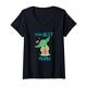 Star Wars Yoda Best Mama Yoda Chibi Portrait Mother’s Day T-Shirt mit V-Ausschnitt