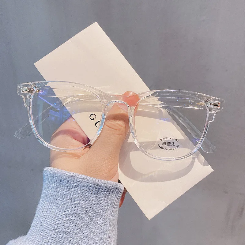 Klassische Transparente Computer Brille Rahmen Frauen Männer Anti Blaues Licht Gläser Blockieren Gläser Optische Gläser Linsen Oculos Männlich Image