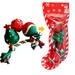 Christmas Stocking for Dogs (Christmas Tree + Footprint Ball + Tennis + Gnawing Rope)