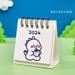 Cute Small Daily Schedule To Do List Daily Organization Coil Planner Calendar 2024 Coil Calendar Desk Calendar Memo DINOSAUR