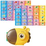 1 Set of English Reading Card Device Language Learn Card Toy Educational Toy for Kids